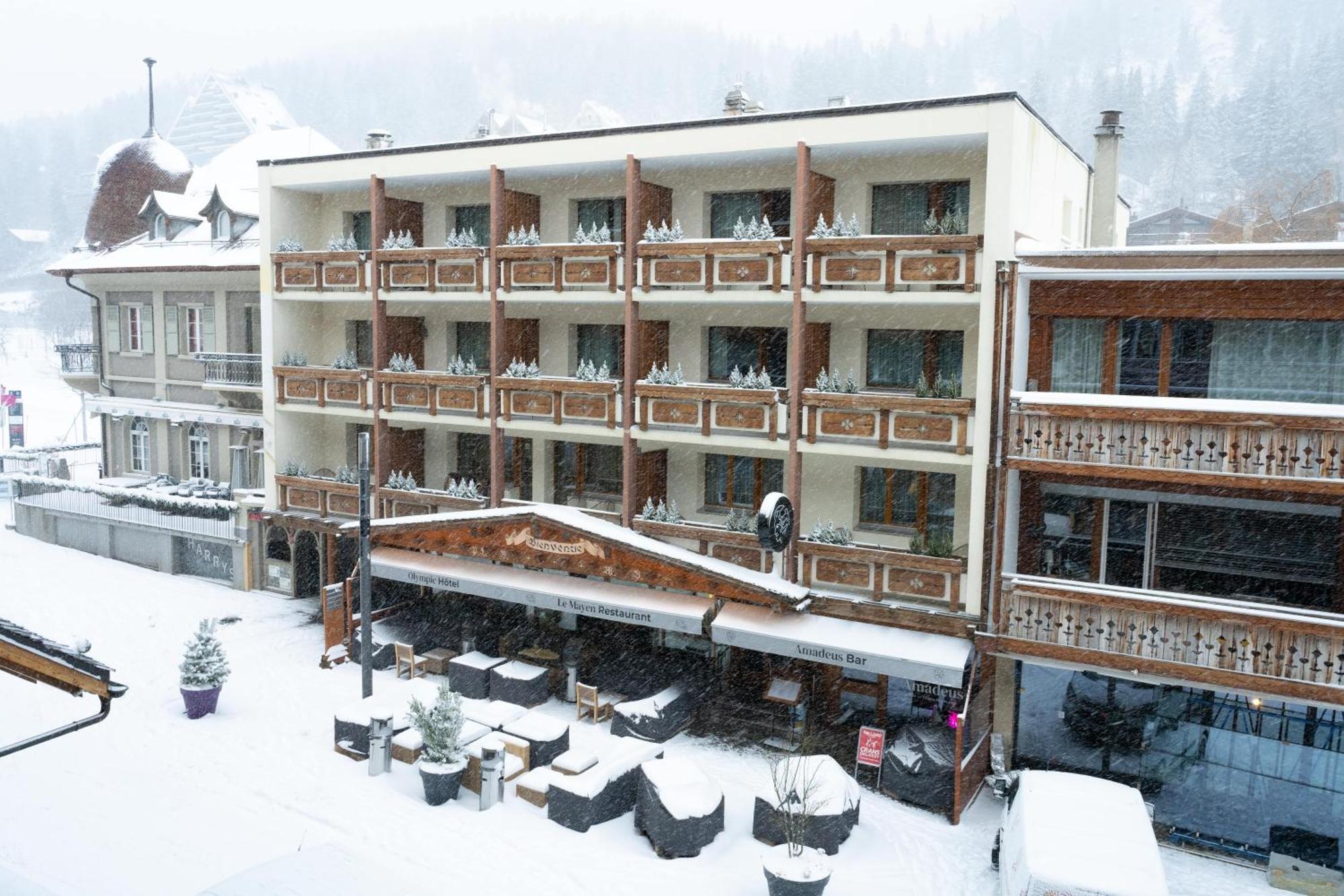 Hotel Olympic - Montana Center Crans-Montana Zewnętrze zdjęcie